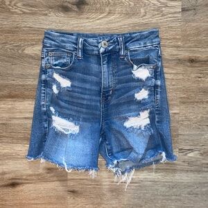 American Eagle Distressed Jean Shorts